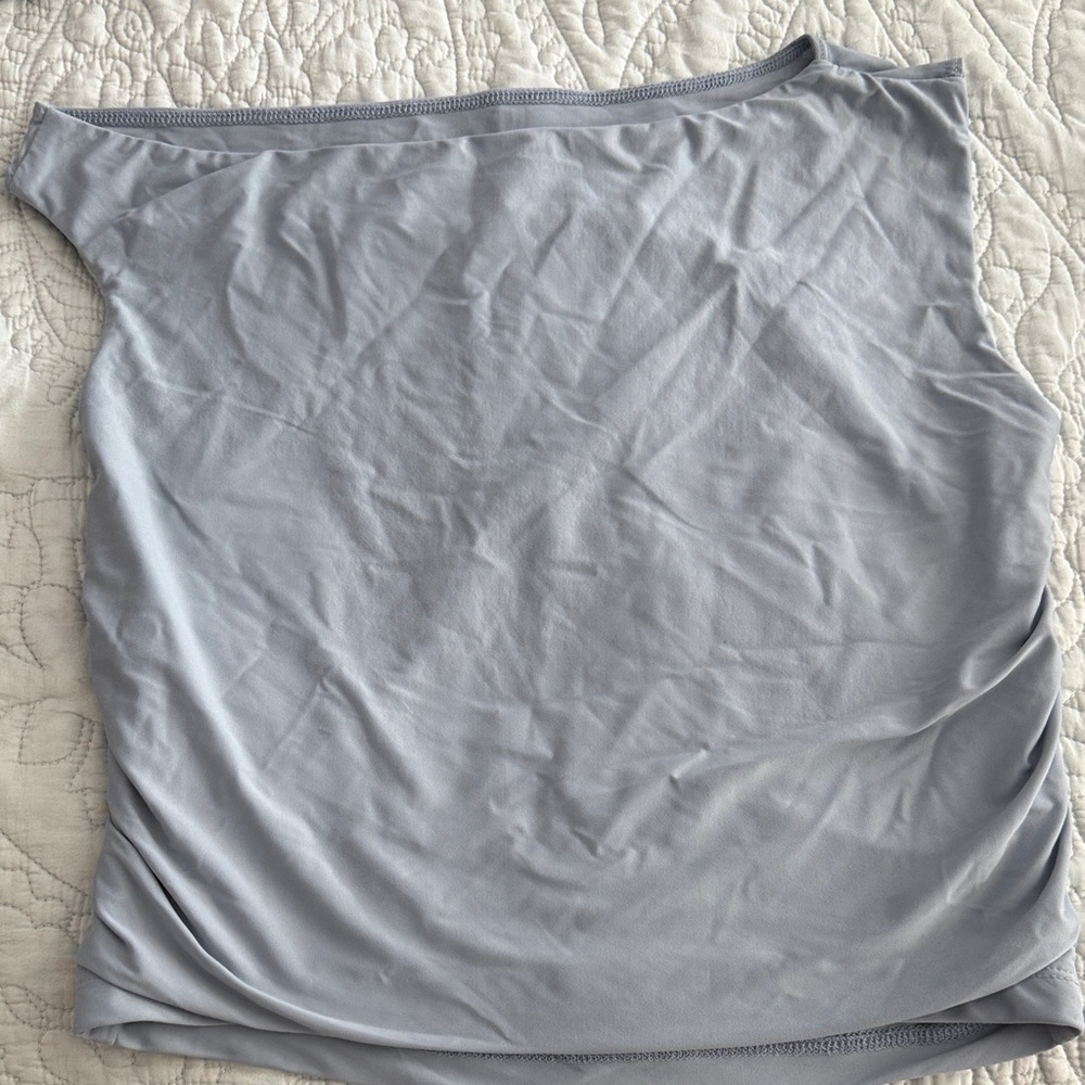 Wild Fable Lighht Blue Off Shoulder Tank Top